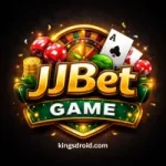 JJBet Game logo with casino icon on dark background
