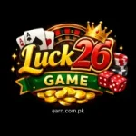 Luck26 Game logo with casino elements