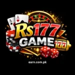 Rs177 Game online casino logo with gaming icons