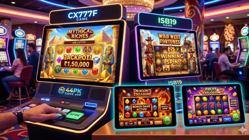 Popular Slot Games Features on CX777F, ISB19, and 44PK Game App.